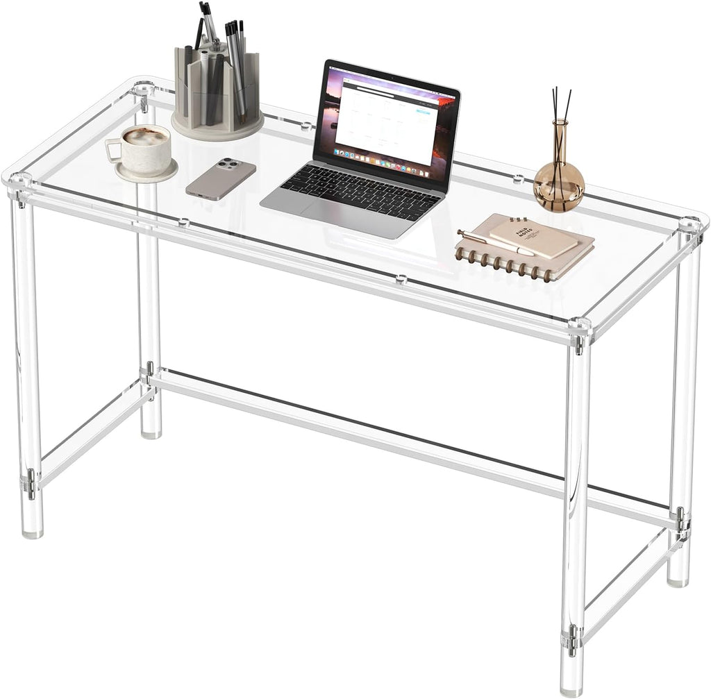 Clear Acrylic Modern Home Office Desk