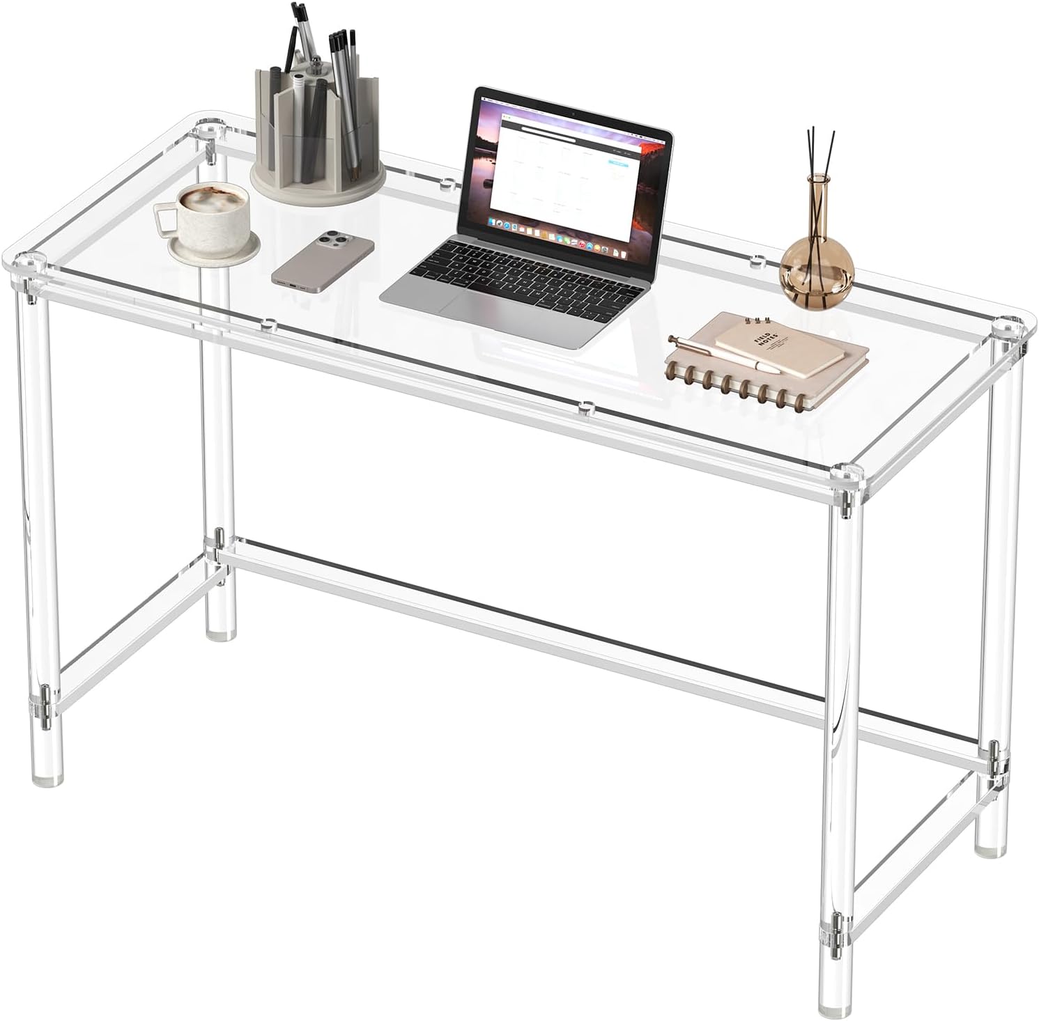 Clear Acrylic Modern Home Office Desk